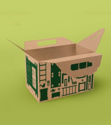 Gable Shape Boxes - Home